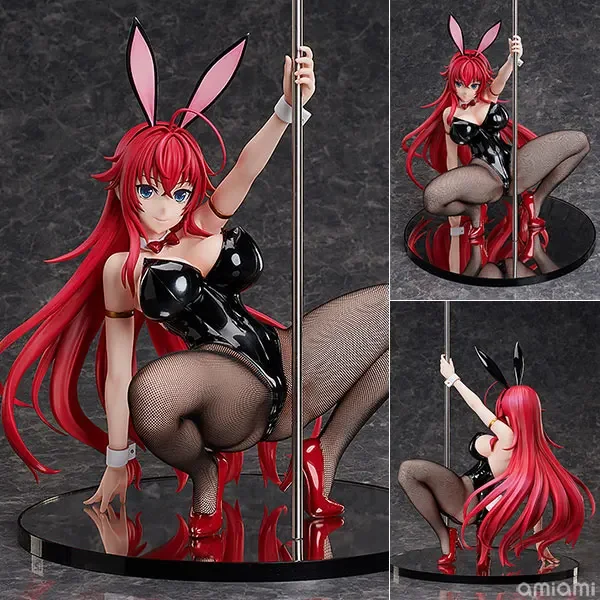 41cm FREEing B-style High School DxD Sexy Anime Girl Figure Rias Gremory Bunny Action Figure Hentai Figures Adult Model Doll Toy