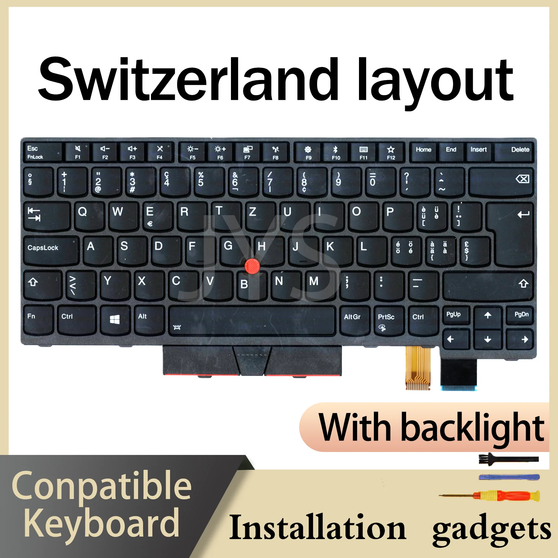 Suitable for Lenovo ThinkPad T470/T480/A475/A485 Backlit Keyboard AR CH GR BR DE ES FR HE IT KR LA PT RU TR UK