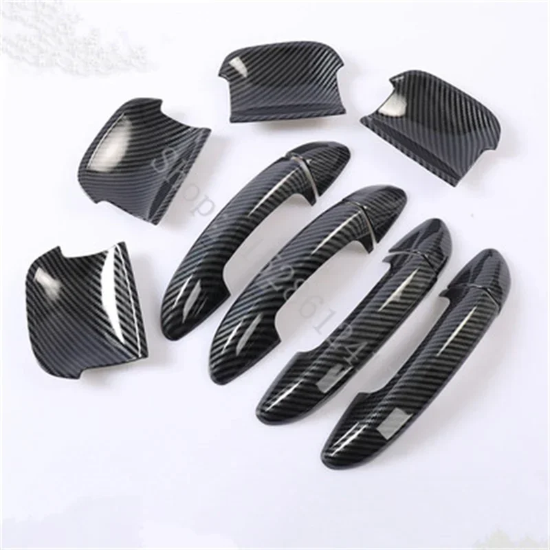 Car Accessories For VW Volkswagen Passat CC b6 b7 3c b7.5 7.5 sedan Varian ABS Chrome Carbon Fiber Car Door Handle Cover Trim