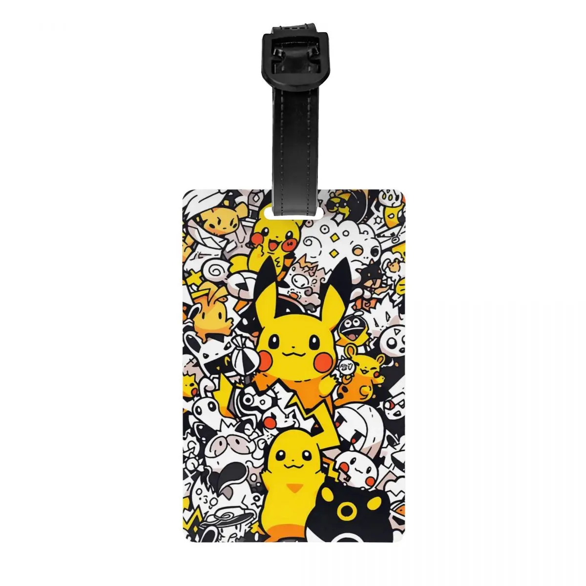 

Изготовленная на заказ багажная бирка Bikachus, серия видеоигр, чемодан, конфиденциальная обложка для багажа, идентификационная этикетка