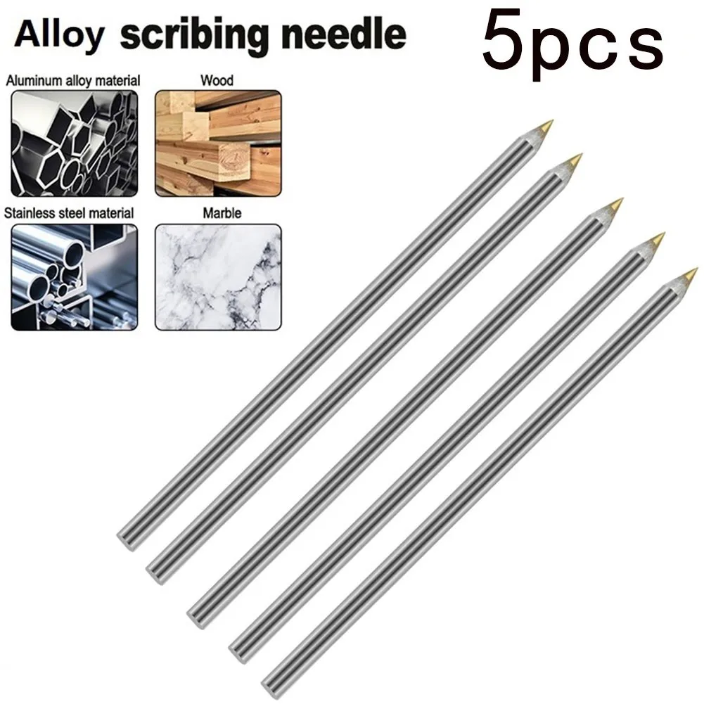 5PCS Diamond Glass Tile Cutter Carbide Scriber Hard Metal Lettering Pen Tool Woodworking Tools Ferramentas Drills Brocas Wiertła