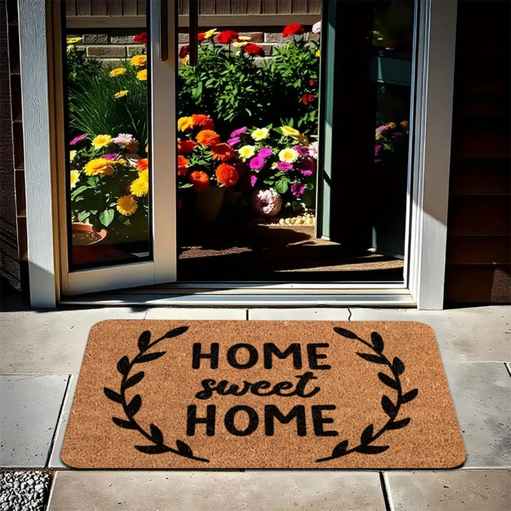 Painted Art Bird Puzzle Element Print Doormat Floor Rug Front Porch Balcony Indoor Hallway Apartment Wear‑Resistant Entry Mat