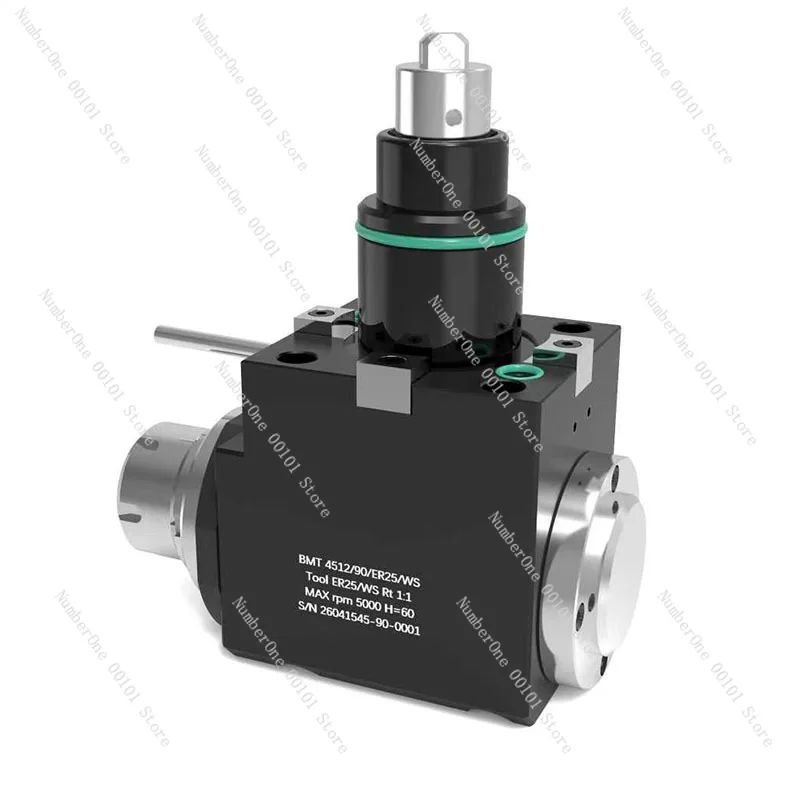 power head turning and milling combined machine tool processing power tool holder power milling head lathe turret 90°