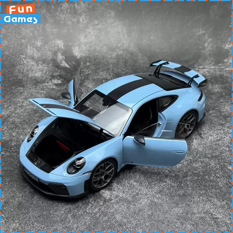 Genuine NOREV 1:18 2025 Porsche 911 GT3  Diecast Sports Car Full Open Simulated German Static Collectible Ornament Model Gift