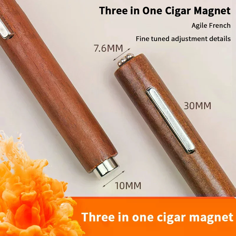 3-in-1 Multifunctional Magnetic Cat's Eye Gel Large Cylinder Super Strong Magnetic For Nail Polish Line Effect Nail Art Tools