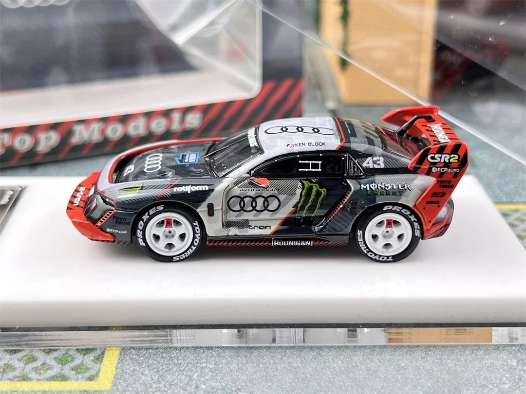 1:64 Audi S1 Hoonitron Brick Tertiary Drift Dashen Alloy Car Model