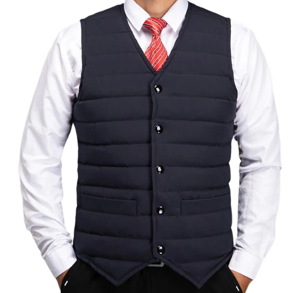 Doudoune décontractée en fibre de verre pour hommes, gilet chaud, grande taille, vêtements d'automne et d'hiver, zones Me, 6XL, 7XL, 8XL