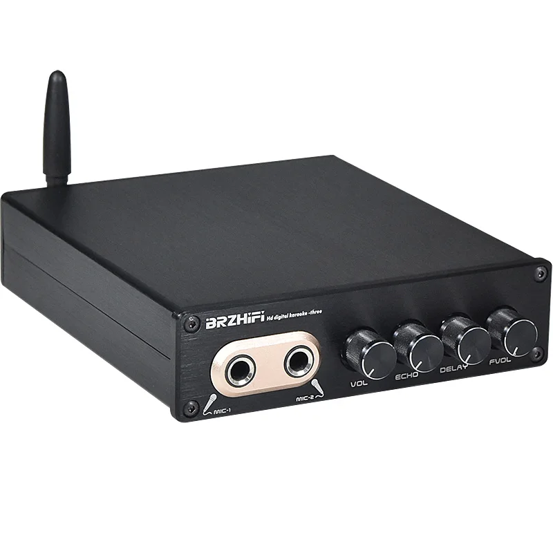 Unit Lengkap Preamplifier Reverb Front Stage Digital Karaoke OF1 PT2399 HD