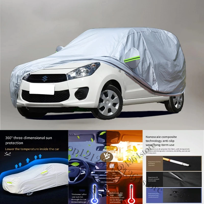 For Suzuki-Alto Auto Anti snow Anti dust Anti-uv Anti peeling paint And Anti Rainwater 210t Car cover protection