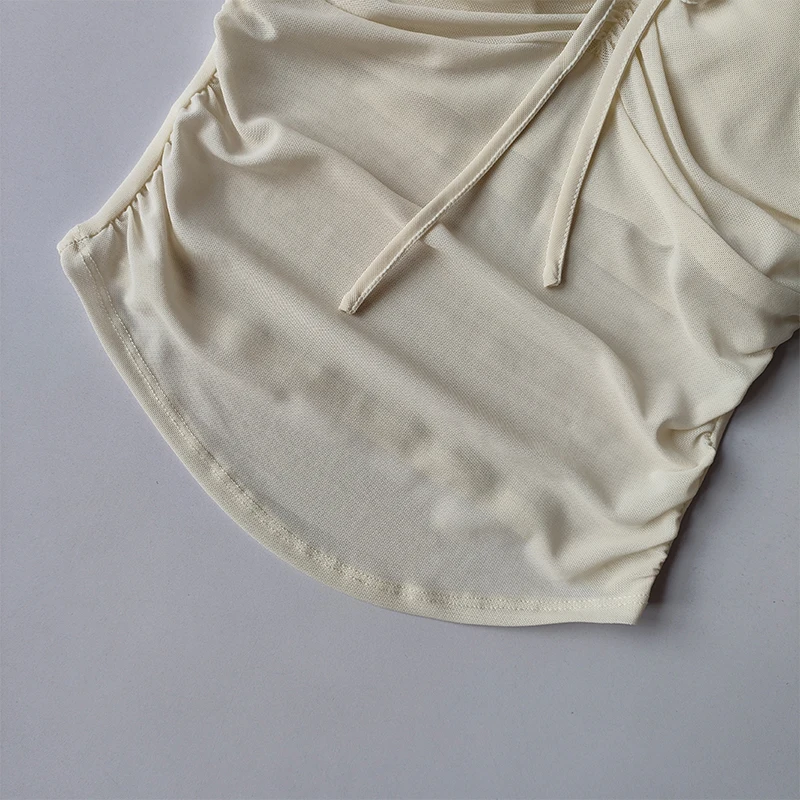 Neues Yoga-Kurzarm-T-Shirt für Damen mit Brustpolstern für Frühling und Sommer, schlichtes, schmales Mesh-Top für attraktive Mädchen. – Detail 12