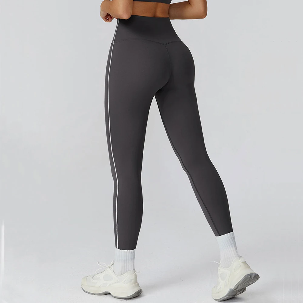 

Women Yoga Pants High Waist Naked feeling Leggings Gym Fitness Running Cycling Pants Breathable Stretchy Sports Workout Pants