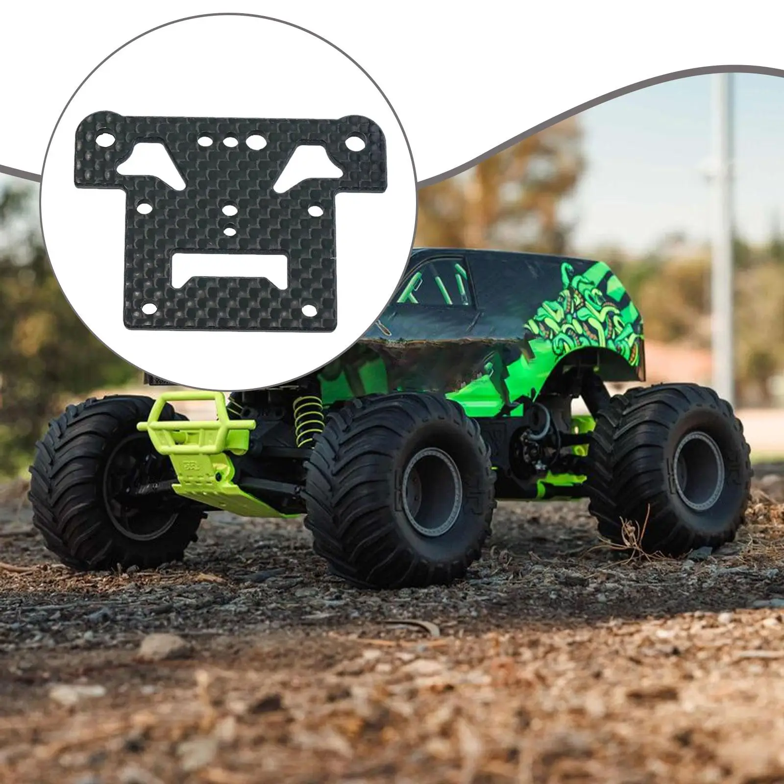 لوحة غطاء التوجيه 1/6 1/7، قطع غيار، جزء ترقية دعامة توجيه سيارة RC لـ Arrma 6S Model RC Car Crawler DIY Accs، #1