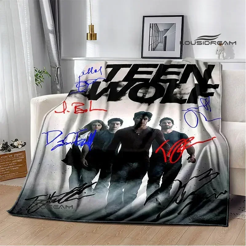 

Movie Teen Wolf printed BlanketS Picnic blanket Warm blanket Soft and comfortable Home travel blanket bed linings birthday gift