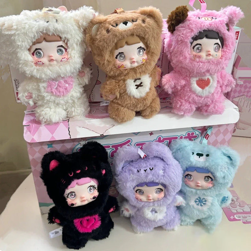 

Authentic Nommi Cute Never Closes series blind box Kawaii backpack keychain girl collectible toy birthday gift