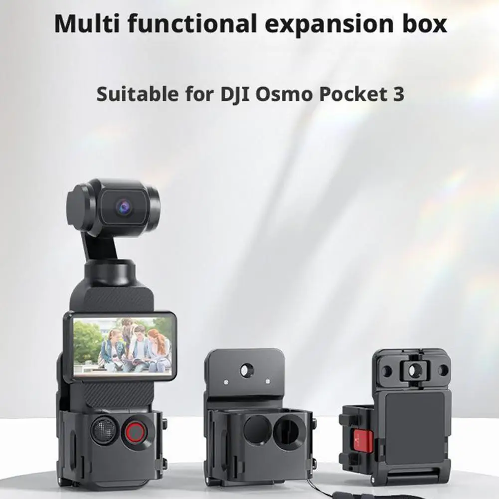 

Магнитный расширительный кронштейн для DJI Pocket 3 с несколькими быстросъемными интерфейсами можно использовать в пейзажном или портретном режиме