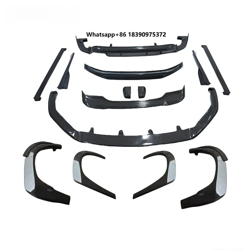 Suitable for Lexus UX Modification Including Ar Carbon Fiber Front Lip Rear Lip Side Skirts Wheel Arches and Body Kit Upgrades