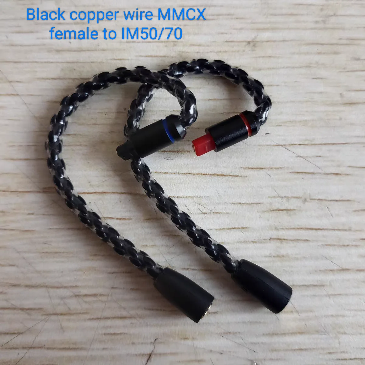 MMCX Female Adapter Earphone Cable Ear Hook DIY Extension Cable Compatible with IE80S 0.78 A2DC IM50 IE40Pro IE900