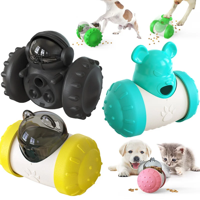 

Интерактивная игрушка-неваляшка для кошек и собак, увеличивает IQ, медленная кормушка, лабрадор, французский Бульдог