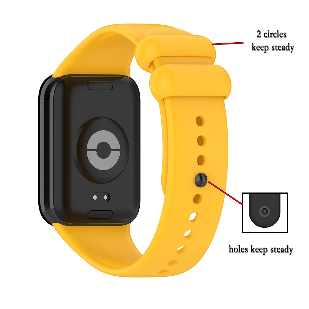 Silicone Pulseira Substituição para Redmi Watch 4, Pulseira Ajustável, Estável Vestindo, Novo Estilo, Alta Qualidade