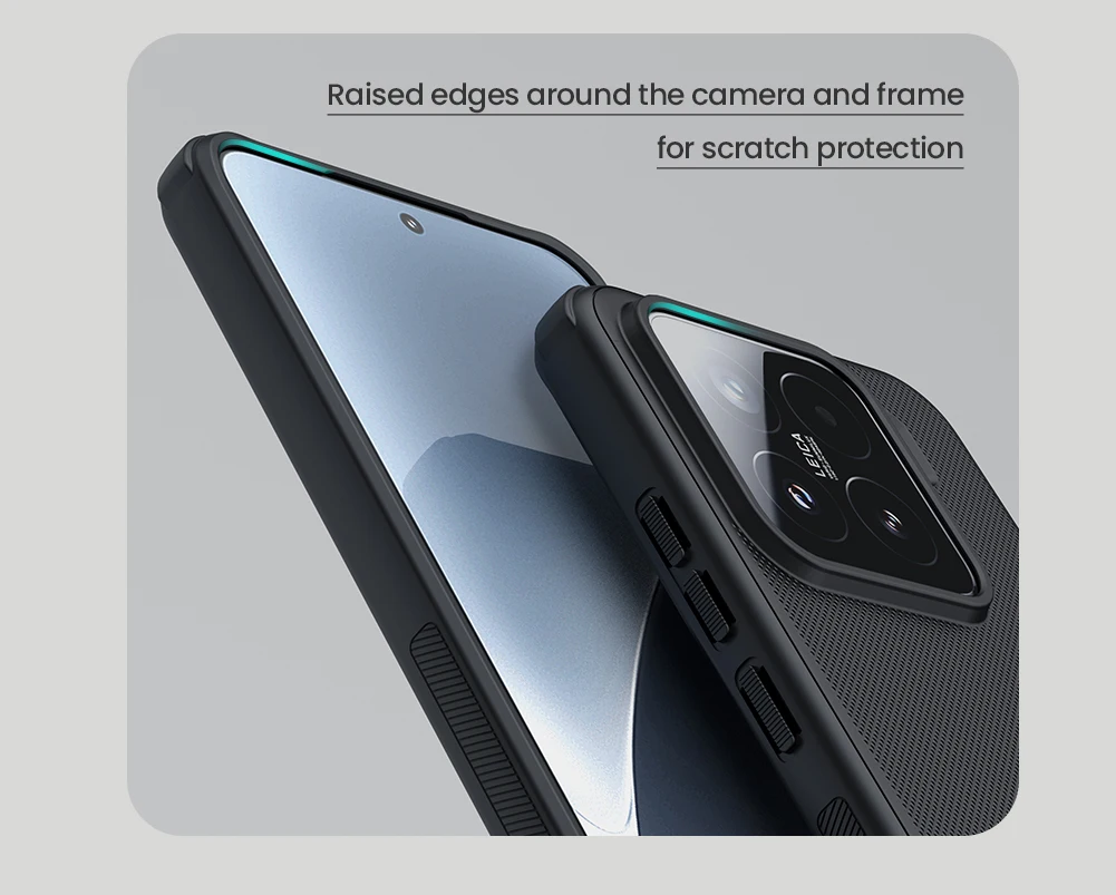 

Nillkin For Xiaomi Mi 15 5G Case Frosted Shield Pro Soft TPU Frame Hard PC Full Protection Back Cover For Xiaomi 15