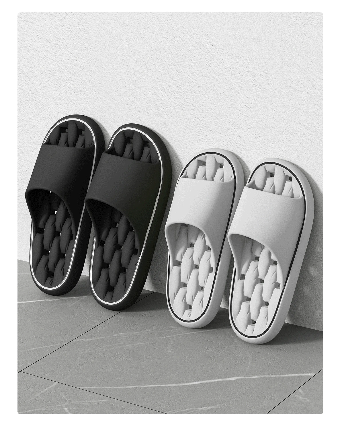 Sommer Frauen Badezimmer Hausschuhe EVA Undichte Hause Sandalen Bequeme Weiche Nicht-slip Rutschen Indoor Männer Schnell Trocknend Flip-Flops – Detail 6