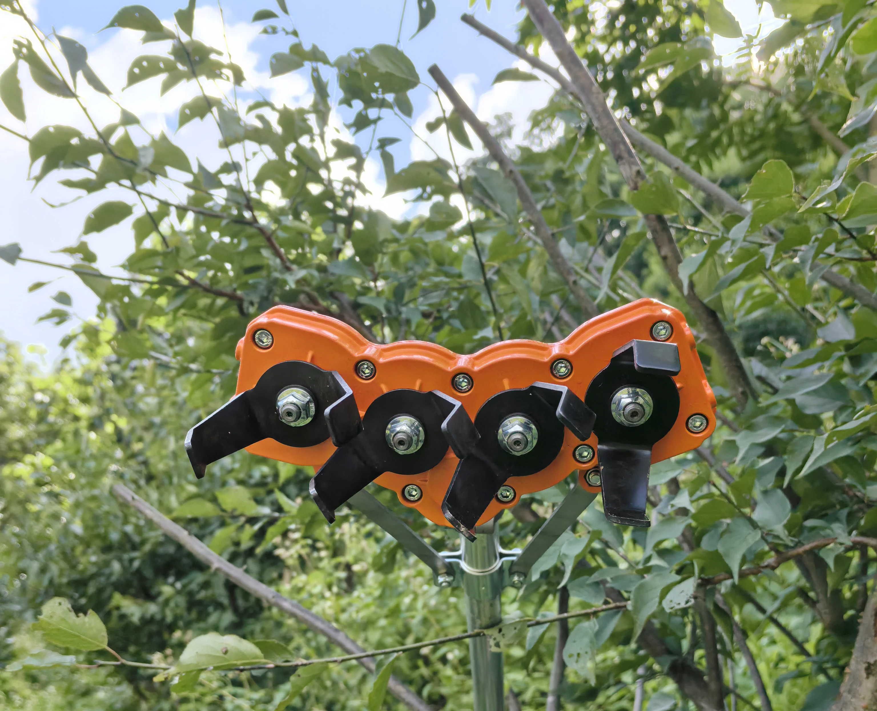 2025 الألومنيوم حالة دائم قوي العالمي الحارث Weeder مرفق آلة تقطيع الفراشي العشب الانتهازي 4 شفرات آلة مجرفة #3