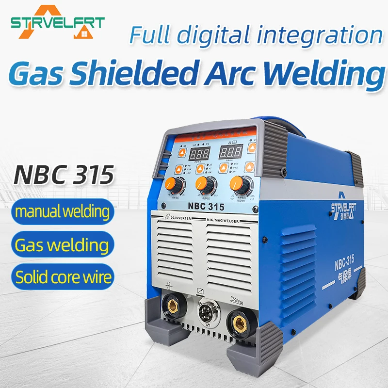 NBC-315 Portable Industrial Grade Mig Welding Machine for Steel & Stainless Steel with Mig & Stick Welding Process