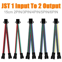 2Pin 3Pin 4Pin 5Pin 6Pin LED Splitter Connector JST SM Male Female Wire Cable For WS2812 WS2811 SK6812 RGB RGBW Led Strip