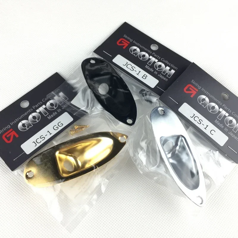 GOTOH JCS-1 Metal Output Jack Plate For ST Electric Guitar  MADE IN JAPAN