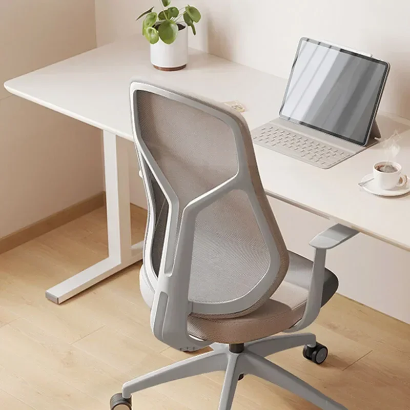 Ergonomic Chair Office Ergonomic Mesh Bedroom Student Bed Leather Cheap Desk Stool Comfy Backrest Transparent Comfortable Game