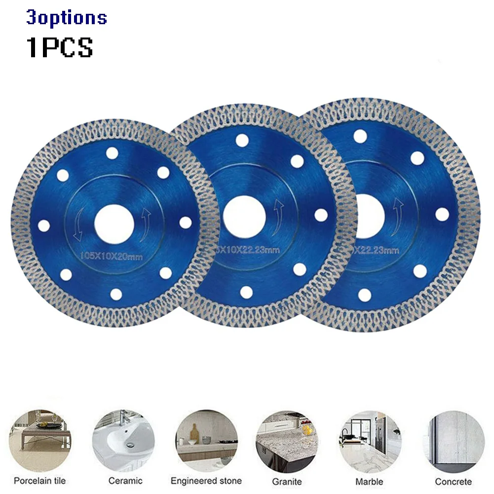 

1pc 4/4.5/5in Diamond Cutting Disc Saw Blade Wet/dry Cutting Blade Grinder Wheel For Ceramic Porcelain Tile Granite Cutting Disc