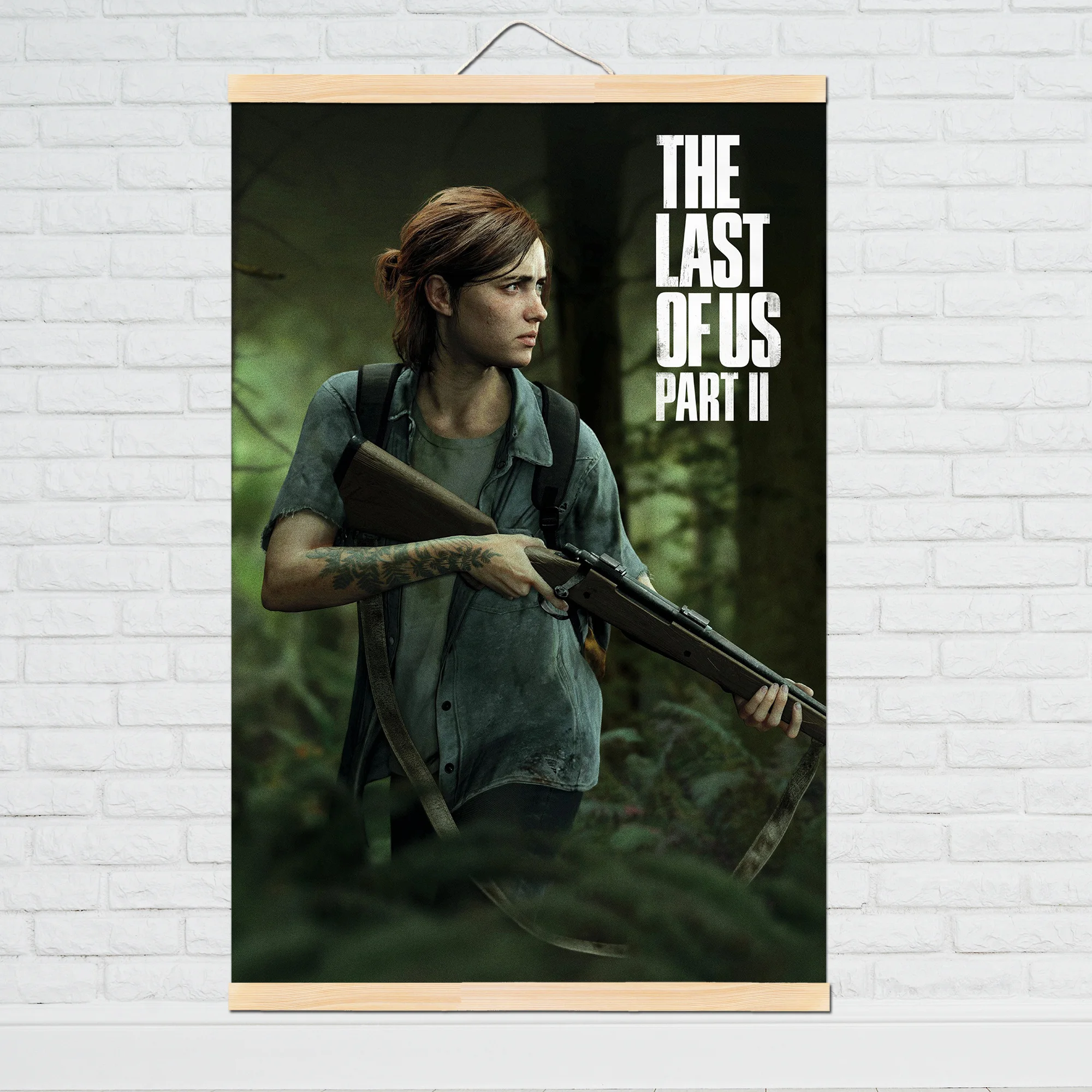 The Last of Us Part 2 Poster Print Zombie Survival Horror Action Pitcures Game poster for HD canvas posters Home Decor painting