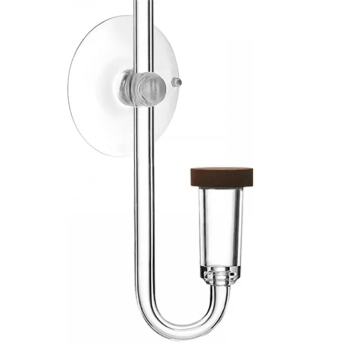 REST CO2 Diffuser Acrylic CO2 Reactor Diffuser with Suction Cup for Aquarium Planted Fish Tank