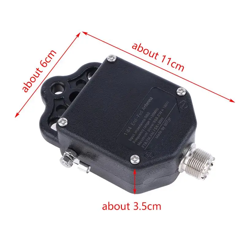 1 قطعة 1:64 Balun نهاية هوائي صالح 4-الفرقة 8-الفرقة المحمولة HF نهاية فيد هوائي 100 واط الطاقة للخارجية #6