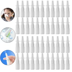 Pulvérisateur nasal en plastique blanc, 5ml, 10ml, 15ml, 20ml, 30ml, 50/100 pièces