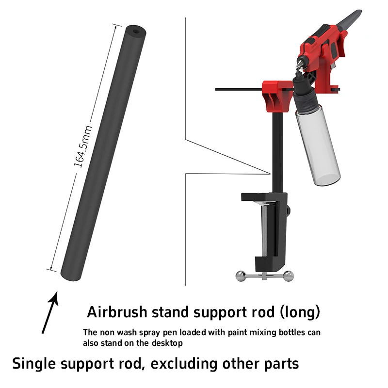 Dspiae Pt-ab 무세척 에어브러시 마커 랙 포함 스케일 모델 페인팅 도구 빠른 페인트 교체 취미 DIY 공예 펜 건 도구