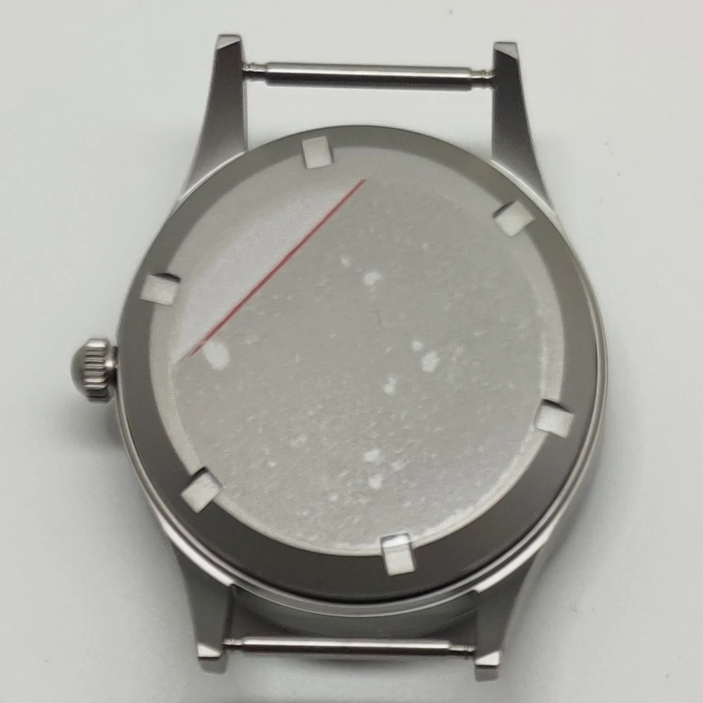 40mm Stainless Steel Watch Case luminous bezel domed glass 100m water resistance Case fit NH34 NH35 NH36 movement