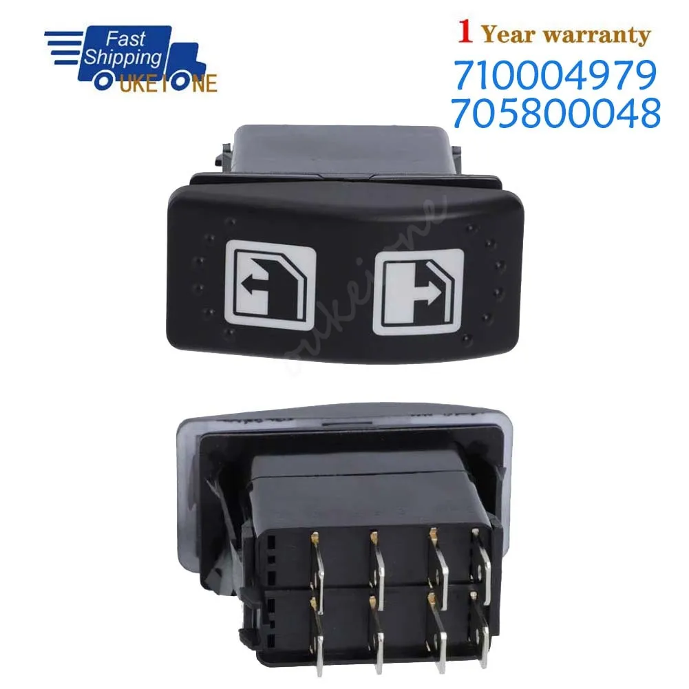 710004979  705800048 For Can-Am 2016 2017 2018 2019 Defender & Defender Max CanAm Driver Side Power Window Switch Glass Button