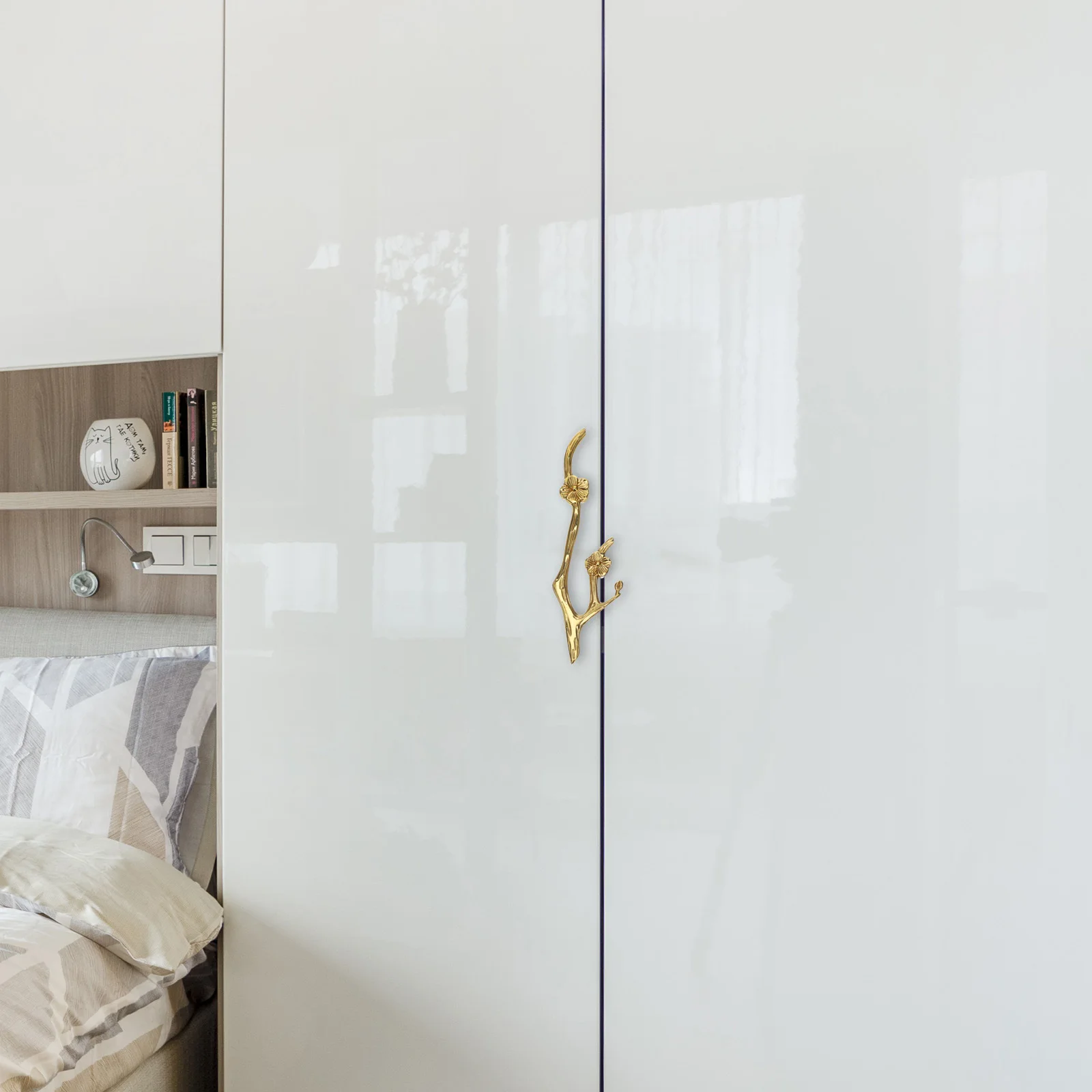 Bloemkastknop Ladegreep voor keuken Badkamer Garderobemeubilair Metalen trekt kastknoppen