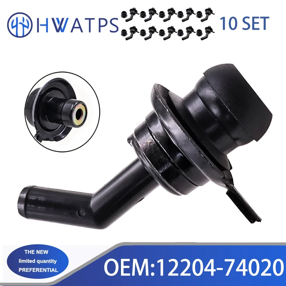 1/10 Set 1220474020 New PCV Valve With Grommet For Toyota Vista Scepter Curren Crown Corona Chaser 517999 K1220474020 PCV174020