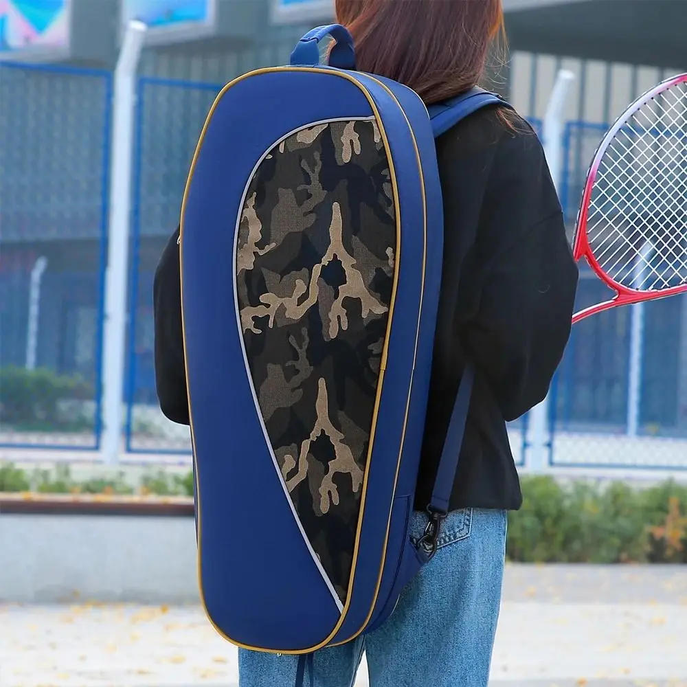 

Большая вместительная сумка для ракеток для бадминтона, многофункциональная водонепроницаемая сумка для переноски, отделение для обуви, большой спортивный рюкзак