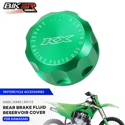 For Kawasaki KX65 KX85 KX112 2024+ Rear Brake Fluid Reservoir Guard Cover Protector KX 80 100 125 250 500 Oil Cap Guard 1988+