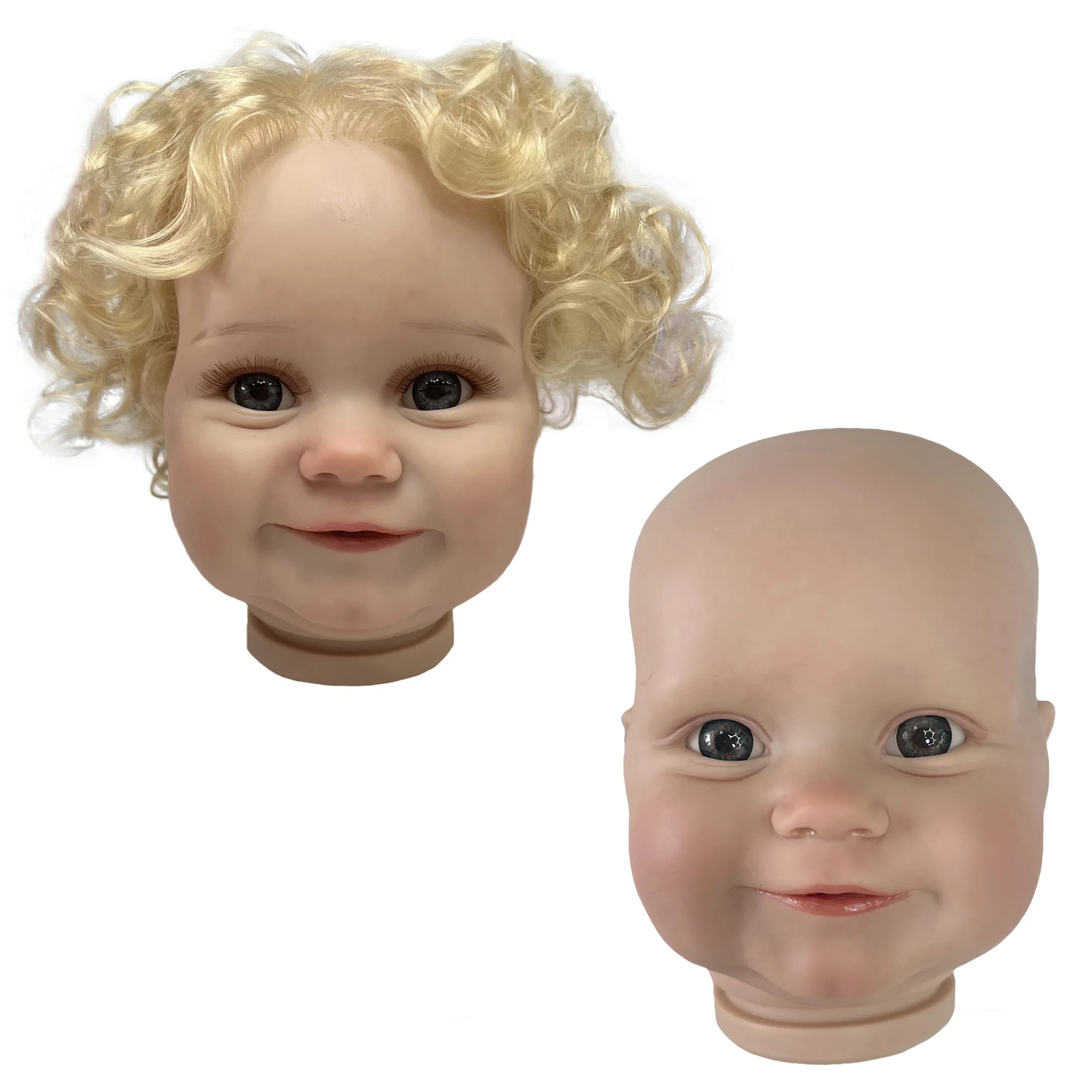 50CM Maddie Reborn Doll Kit Handmade Painted Cute Vinyl Kits With Rooted Hair Toy Acessórios Kit Bebé Reborn Pеборн Muñecas