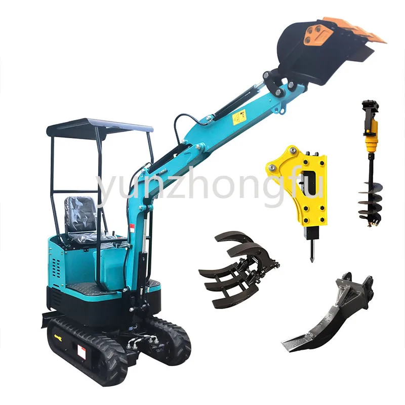 Mini Excavadora hidráulica de 1 tonelada, máquina de excavación de 2021 kg, aprobada por la CE, EPA, gran oferta, 1000