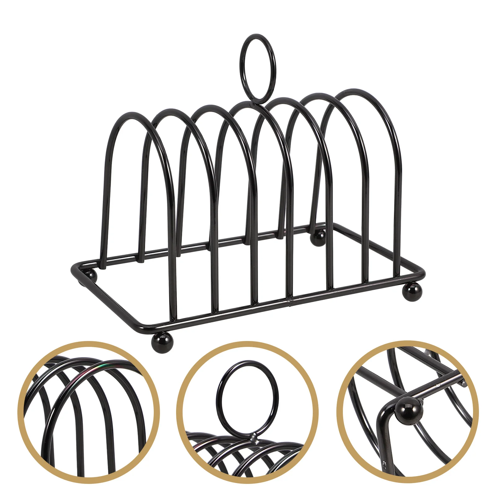 

Stainless Steel Bread Holder Toast Rack Multi-Slot Cooling Rack Toast Slice Divider Kitchen Bread Stand Baking Supply Organizer