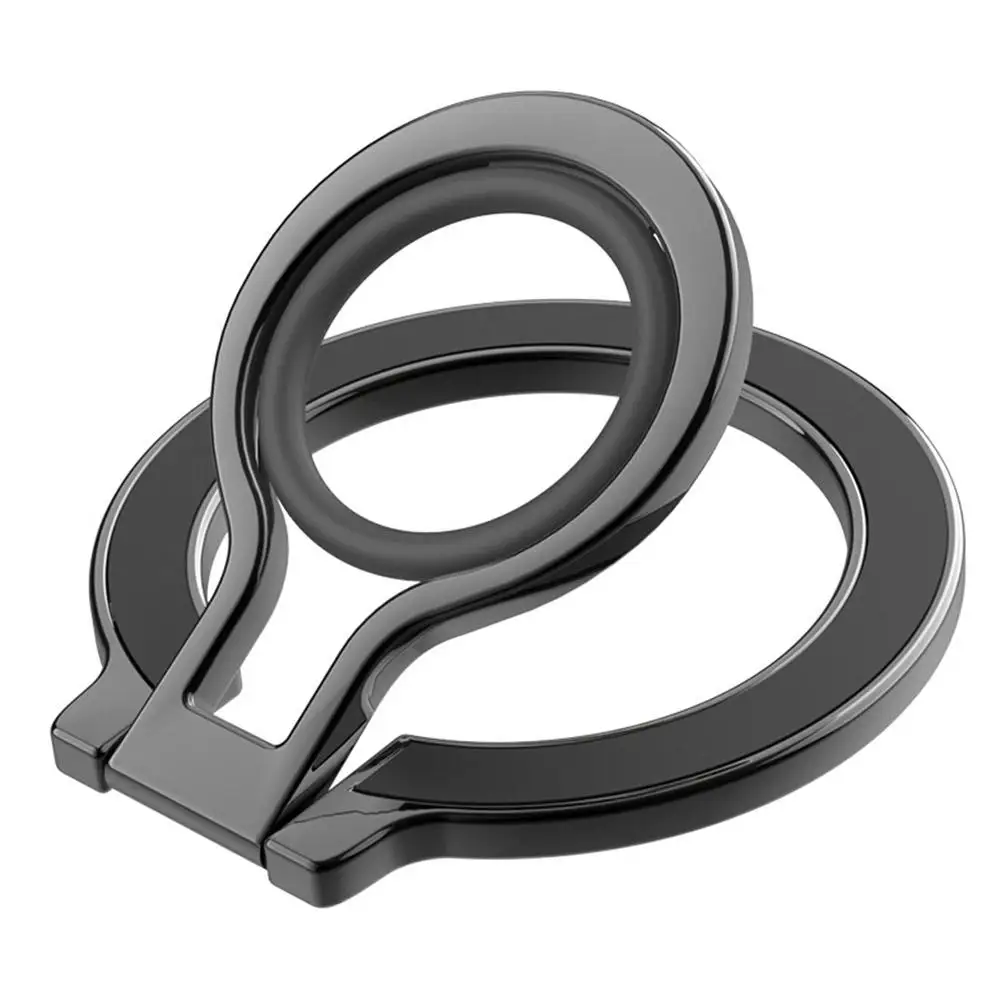 Tempat ponsel lipat magnetis cocok untuk seri Iphone MAGSAFE 360 derajat Liberty putar Super magnetik Fo U7F6