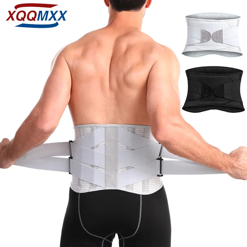 Back Support Lower Back Brace provides Back Pain Relief - Lumbar Support Belt for Men and Women Keeps Your Spine Straight Safe