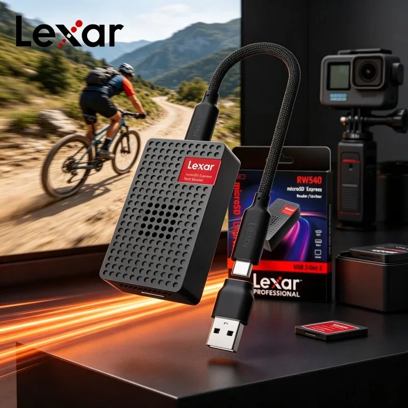 

Game Storage Expansion Card Reader Lexar PLAY PRO RW540 microSDXC Express USB3.2 Type C 900MB s High Speed for Switch 2