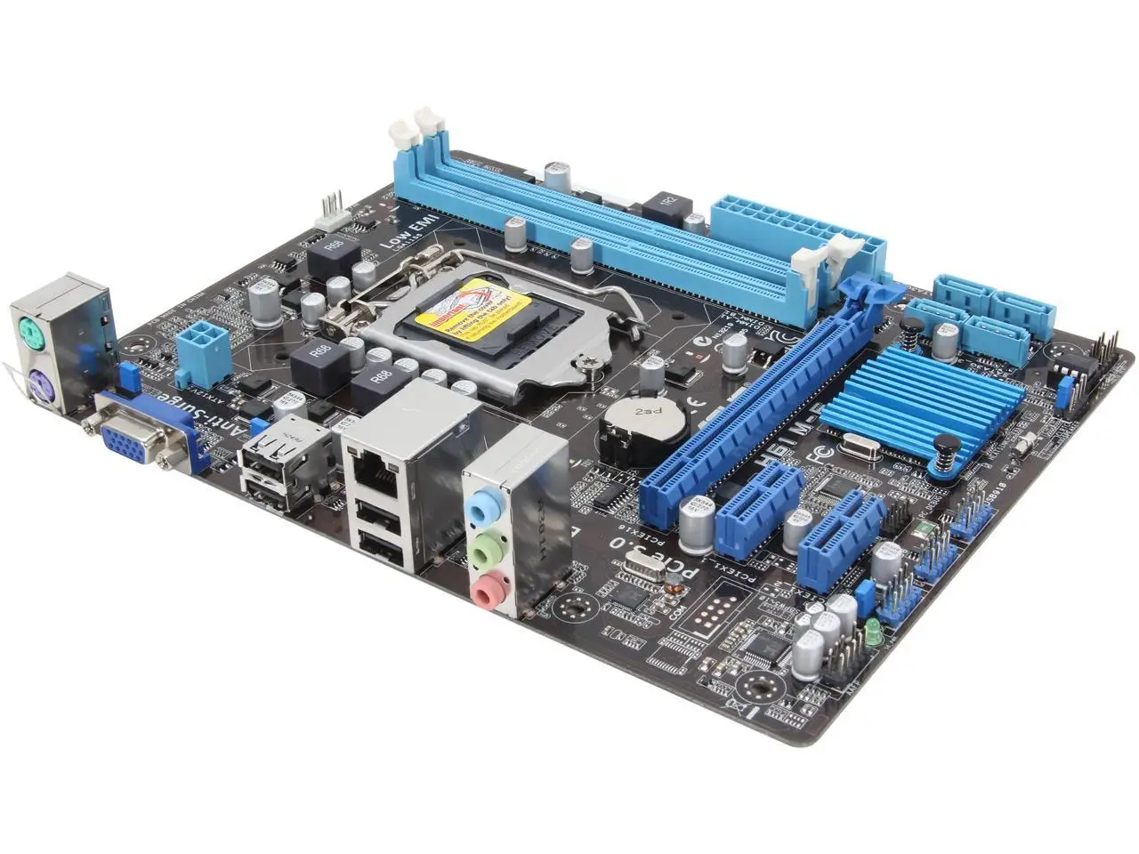 Imagem -03 - Motherboard Ddr3 Lga 1155 Pci-e 3.0 Micro Atx Suporta Core I52300 Core I53570 Cpu Asus-h61m-e