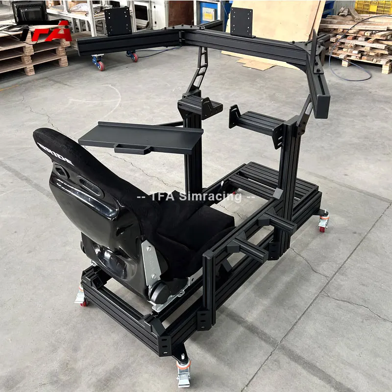 Profil Aluminiowy 4080 40120 Gra DIY Bezpośredni Napęd Symulator Wyścigowy Cockpit Siedzenie Hamulec Ręczny Stelaż do Symulatora Wyścigów